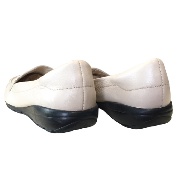 Easy Spirit Abidet Leather White/Ivory Casual Slip-on Loafers Shoes 7.5 - Picture 5 of 8